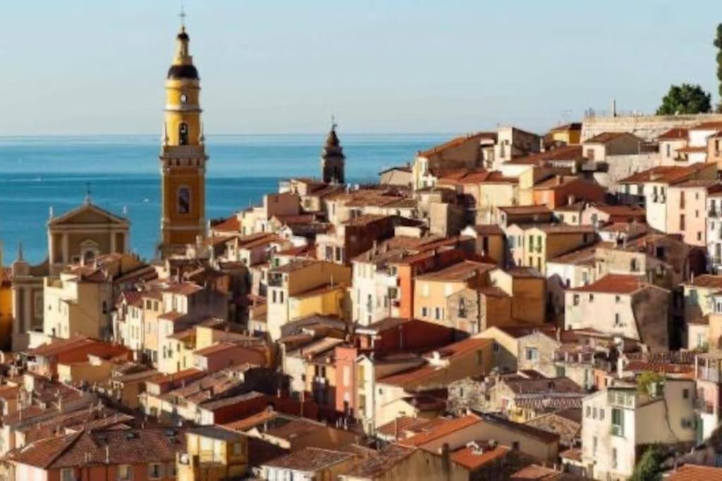 Magnifique T2 Proche Mer Et Ville Refait A Neuf Avec Terrasse Mentone Esterno foto